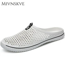 Caliente Nuevo 2017 Verano Sandalias de Los Hombres de Moda Ahueca Hacia Fuera Transpirable Zapatillas de Playa Flip Flop EVA Zapatillas Unisex Sandalias de Masaje