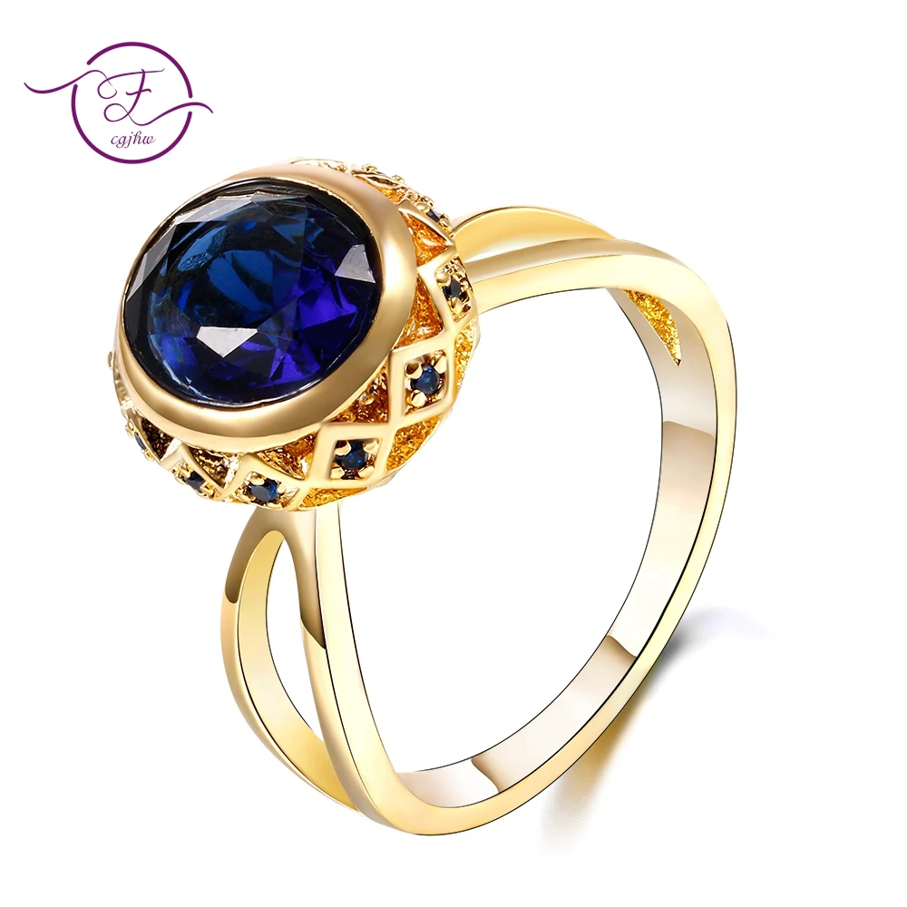 

Aquamarine Rings For Women Men 925 Silver Jewelry Ring Golden Color Vintage Fine Jewelry Anniversary Engagement Gift Whloesale