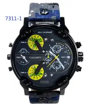 DHL 2016 nouveau modèle 7311 Hommes montre militaire montre à quartz mouvement grand cadran d’affaires décontractée horloge RELOGIO