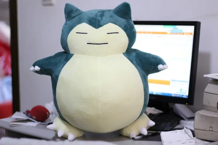 50 см 1 кг Большой Snorlax Kabigon Big Go плюшевая игрушка чучело Мягкая кукла