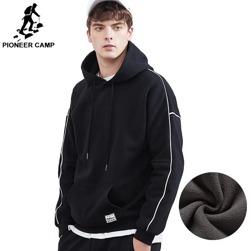 Pioneer Camp 2018 Толстая теплая брендовая одежда для молодых мужчин осенне зимние