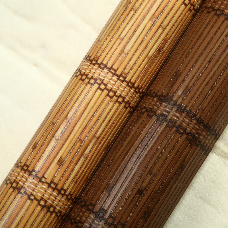 Beibehang Юго-Восточной Азии стиль обои классический соломенный бамбуковый коврик текстура в Вертикальную Полоску обои украшения ресторана