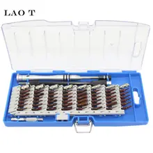 LAO T 60 in 1 S2 Alloy Magnetic Screwdriver Set Precision Driver Electronics Repair Tool Kit for Cell Phone Tablet PC
