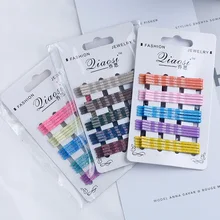 1 Набор = 20 шт Золотая пудра карамельный цвет заколки для волос Macarons цветная заколка для волос модная боковая Женская G0418