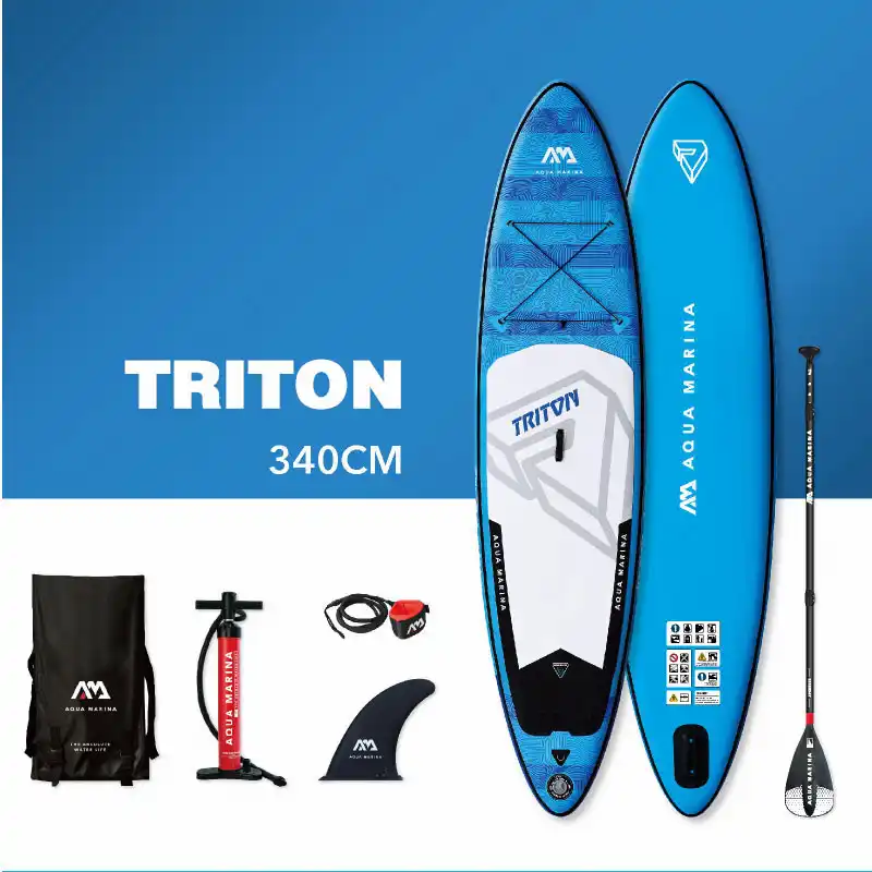 Aqua Marina Triton 2019 Nova Placa De Surf Sup Pranchas De Surf Inflável Paddle Board Levante Se Prancha De Surf De água 340 81 15cm Surfe Aliexpress