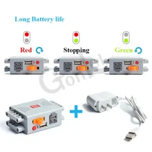 Nova bateria de lítio 4 canais 2.4g controle remoto rc carga usb 8878 blocos construção técnica compatível com logoes moc pf peças