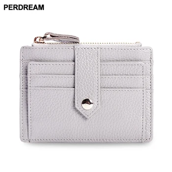 

2018 Solid Color Card Bag simple stylish ultra-thin compact ID Holders multi-card wallets men's and women's short purse bag