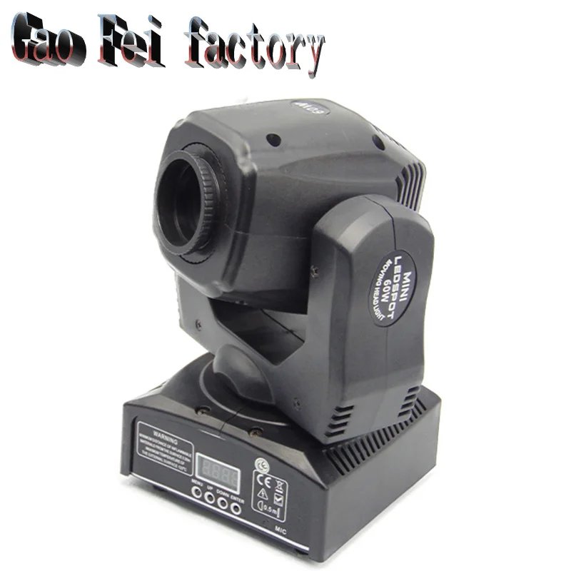 

New Hot High quality 60W LED Moving Head Light DMX512 led Mini Led Moving Head Light DJ equipment Spot Light