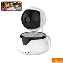 Камера безопасности 1080P робот HD видео беспроводная домашняя охранная камера наблюдения 360 ночное видение двухстороннее аудио Обнаружение движения внутри помещения