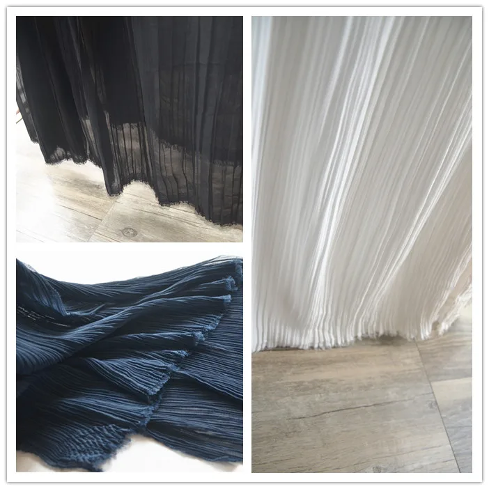 

Chiffon clothing organ pleated fabric clothing broad-legged pants fabric
