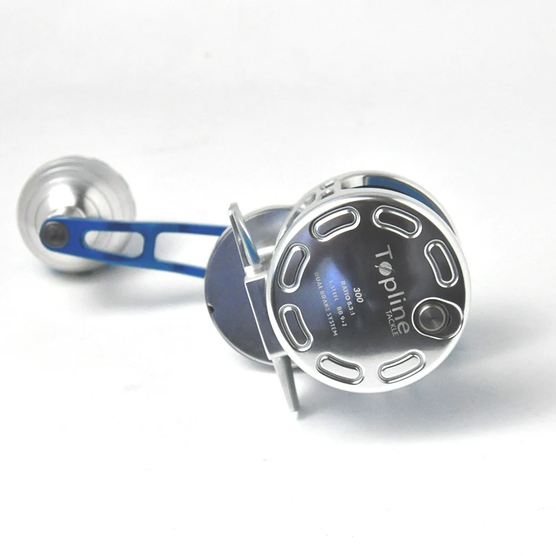  Topline Tackle 2018 TC300-500 CNC slow jigging reel boat reel 30kgs left/right handle saltwater reel trolling reel