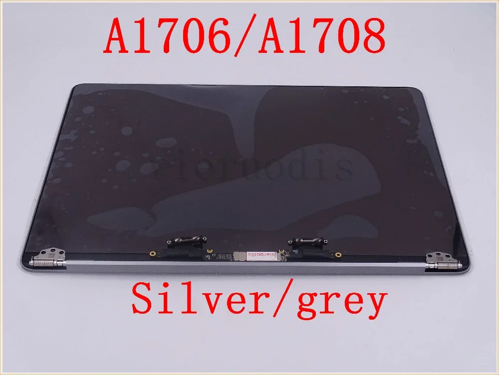 И ЖК A1706 для Macbook Pro retina 1" A1708 pantalla lcd Pantalla Completa conjunto gris/plata MLH12LL/A