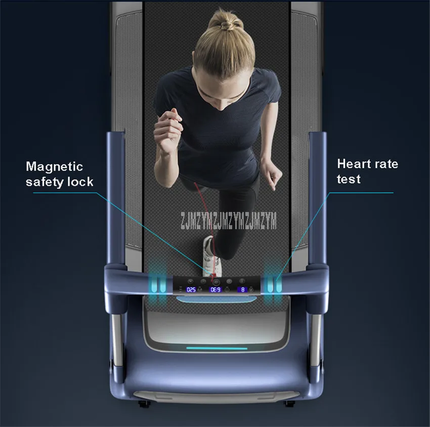T3 светодиодный Дисплей интеллектуальные складной мини-беговая дорожка ультра-тихий 43*125 см БЕГОВОГО Indoor Семья тренажер для фитнеса