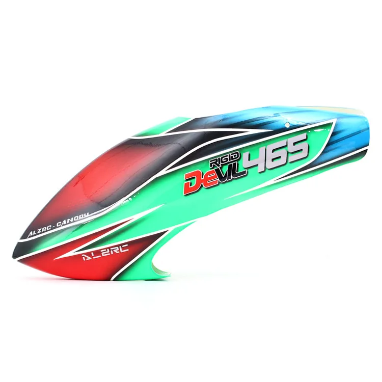 ALZRC Devil 465 Helicopter Parts 465 RIGID Fiberglass Painting Canopy E