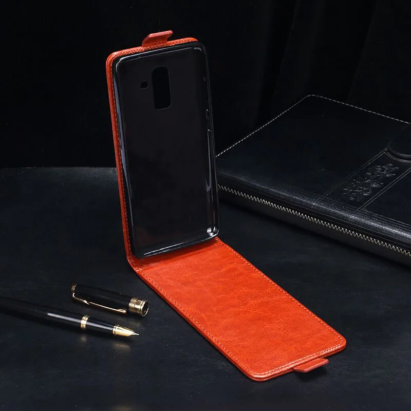 For Samsung J8 2018 case Samsung J8 2018 cover Luxury Flip pouch leather Fundas capa For coque