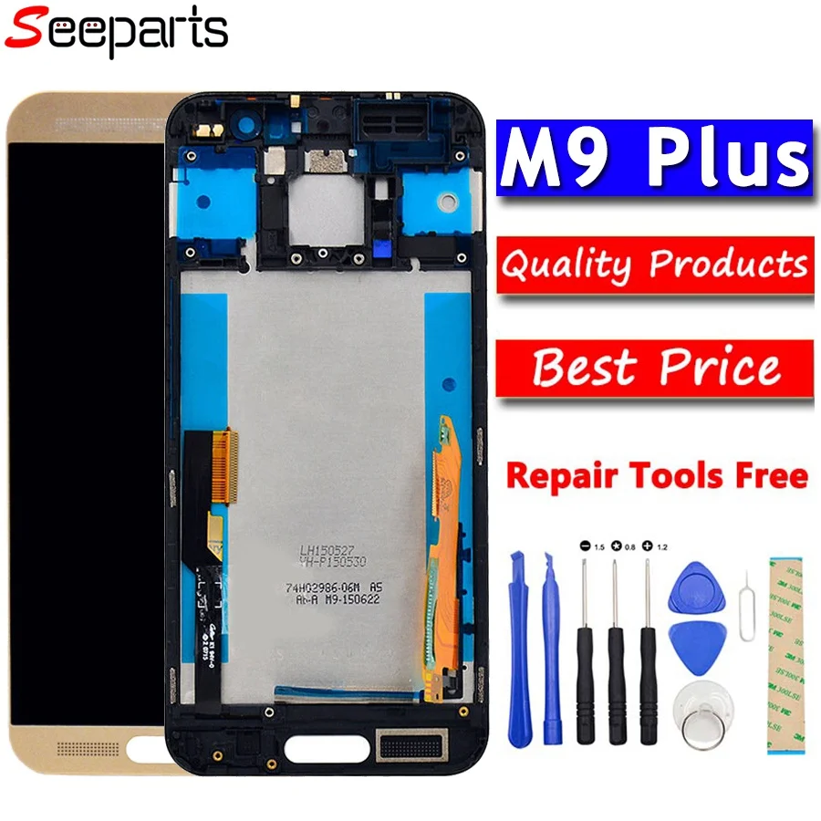 Для HTC M9 PLUS ЖК дисплей Φ 5 2 &quotстандартные запасные части для + M9pw LCD|touch screen digitizer|mobile