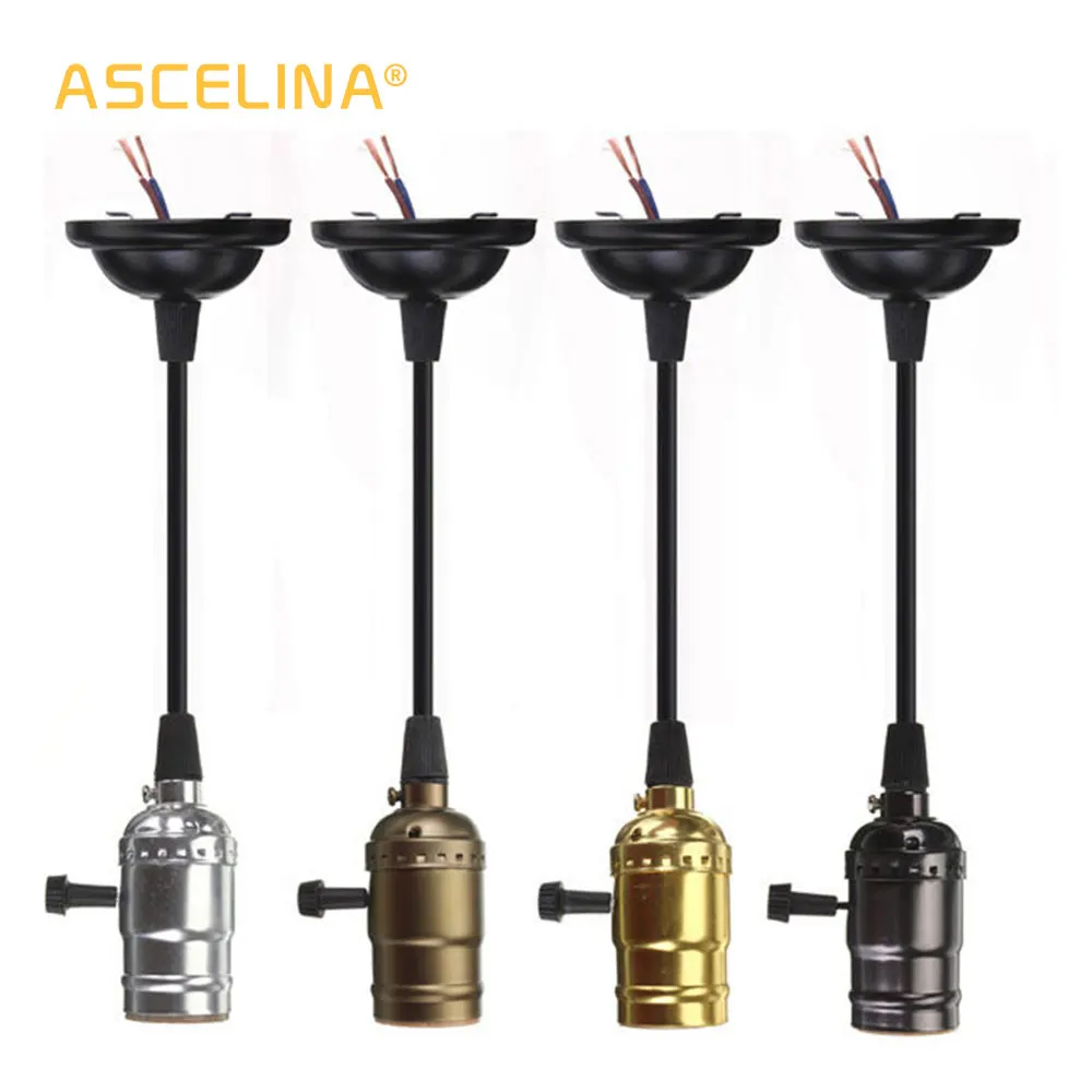 Винтажный патрон для лампы E27 в стиле ретро 4 цвета 110 В 220 В|socket timer|e27 light bulb basesocket e14