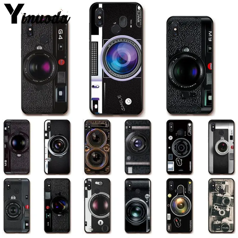 Мягкий силиконовый черный чехол Yinuoda в стиле ретро для камеры Xiaomi Redm4X 6A 5A 7A Redmi5 5Plus