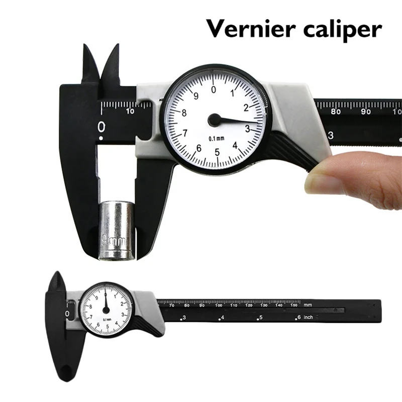 Durable Vernier Caliper 0 150mm Metric Dial Vernier Caliper Ruler Gauge