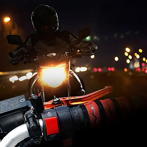 Motocicleta 7/8 pulgadas Universal manillar interruptor de montaje DC 12 V para moto luz antiniebla cabeza Sistema eléctrico Motocicleta 7/8 pulgadas Universal manillar interruptor de montaje DC 12 V para moto luz antiniebla cabeza Sistema eléctrico