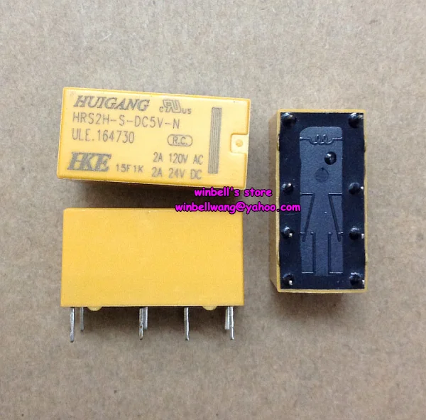 1PC New Huigang Relay HRS2H-S-DC12V-N 1A120VAC 