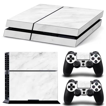 

Free drop shipping Grey wonderful simple skin decals for Sony PS4 Console + 2PCS Controllers Skin Sticker #TN-P4-10205