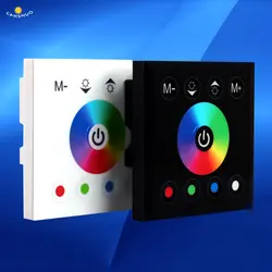 DC12-24V 4 Каналы Touch Панель диммер встраиваемый в стену Яркость Цвет осязаемый светодио дный диммер для 5050 3528 3014 светодио дный полосы челнока