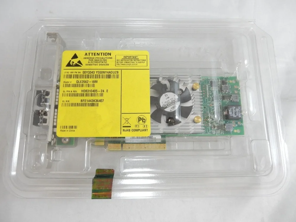 ^*Best Offers RaidStorage 00Y3341 00Y3343 00Y3344 QLE2662 16Gb Dual-port PCIe Adapter 16GbE FC LC SR HBA PCIe Controller Card ^*Best Offers RaidStorage 00Y3341 00Y3343 00Y3344 QLE2662 16Gb Dual-port PCIe Adapter 16GbE FC LC SR HBA PCIe Controller Card