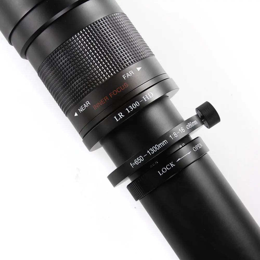 650-1300 мм f8.0-16 телеобъектив зум T адаптер для Canon Nikon sony Pentax Olympus камеры