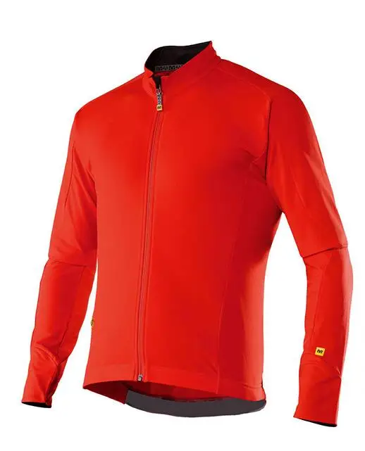Mavic зимние теплые флисовые вело Джерси с длинным рукавом Ropa Ciclismo MTB велосипед Рок