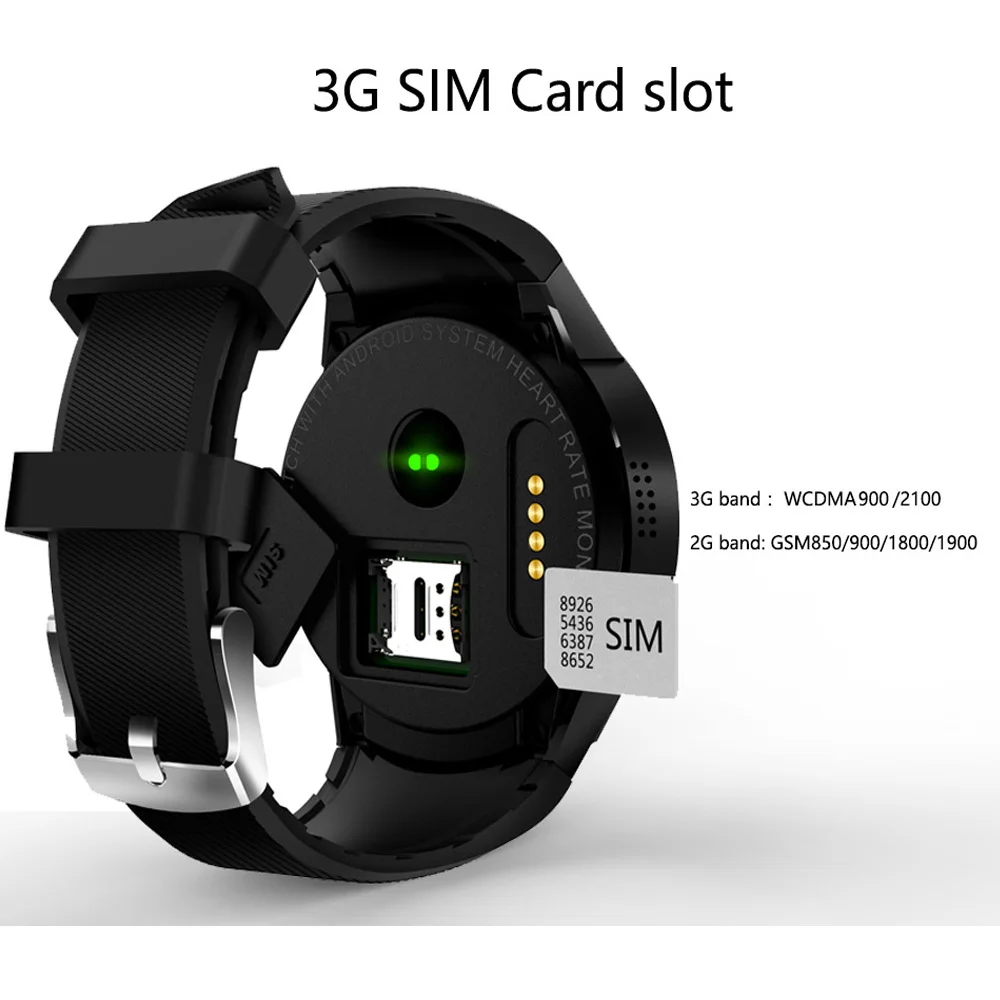 K98H gps Смарт-часы 3g мужские Смарт-часы 512 МБ+ 4 Гб Wi-Fi SIM карта фитнес-трекер Bluetooth наручные часы монитор частоты слуха смарт-браслет