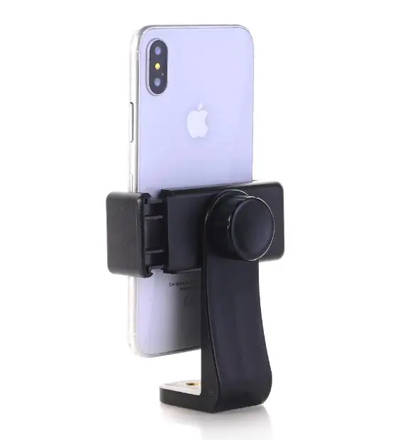 

Cell Phone Stand Vertical Bracket Smartphone Clip Holder 360 Adapter Tripod Mount Clamp for Apple Samsung Selfie Stick