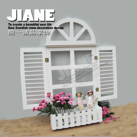 

Muons rustic window blinds white arch window meter box dome window decoration