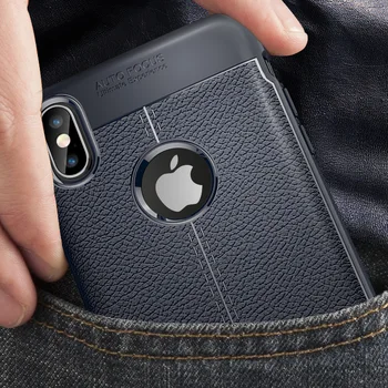 Fssobotlun、iphone用7プラスケース、滑らかな+ライチパターンpuレザーケースポーチウエストベルトバッグ用iphone 6 sプラス5.5 