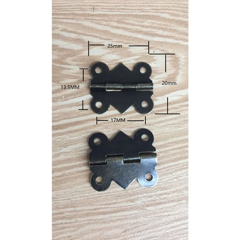 Bronze-Tone-Metal-Hinge-Cabinet-Door-Hinge-4-Holes-Butterfly-Antique-Vintage-Butterfly-Hinge-With-Screws (2)