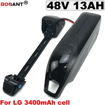 

E-bike lithium battery 48v 10ah 12ah 14ah electric bike battery 48v 250w 800w 1000w for LG Samsung Sanyo 18650 cell +2A Charger
