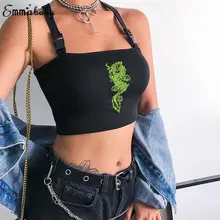 Женская Регулируемая пряжка жилет Boob Tube Crop Top бинты крест полые Футболка Cami короткий топ на бретелях