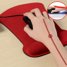 Para o mais novo macio esponja suporte de pulso mouse pad gamer computador durável confortável mouse esteira para pc