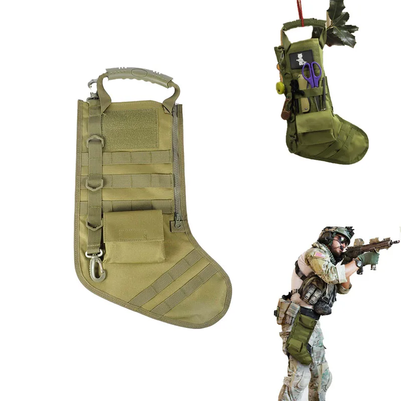 

Tactical Stocking Pouch with Molle Straps Military Dump Drop Pouch Christmas Storage Bag Hunting Magazine Pouches