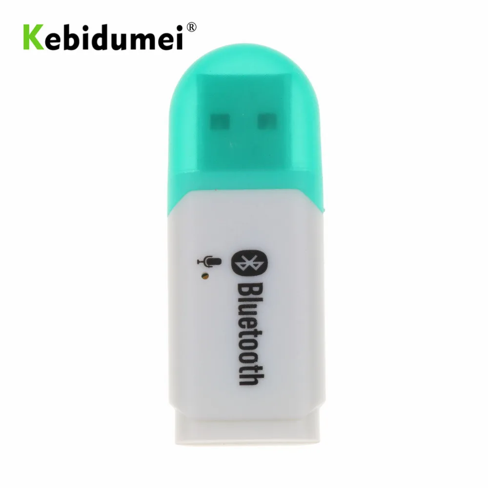 Зеленый Kebidumei USB Bluetooth 5,0 приемник беспроводной адаптер приемник AUX аудио приемник для компьютера Автомобильный плеер динамик новейший - Цвет: Зеленый
