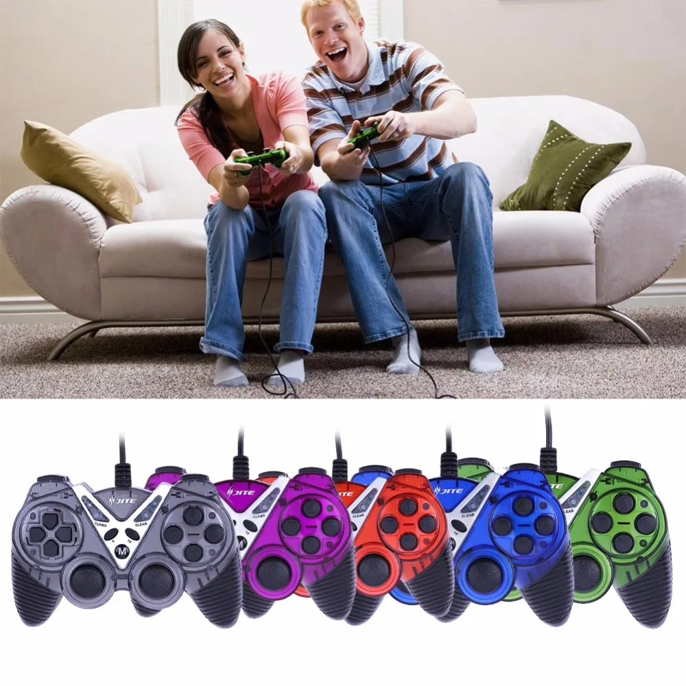 

Wired Game Controller Vibration Joypad Game Controller Gamepad USB Joystick for Windows XP 7 8 etc