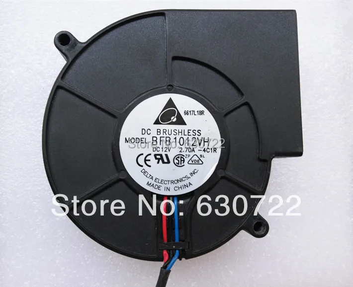 

DELTA BFB1012VH 12V 2.7A Turbofan large wind capacity blowers Exhaust Fan