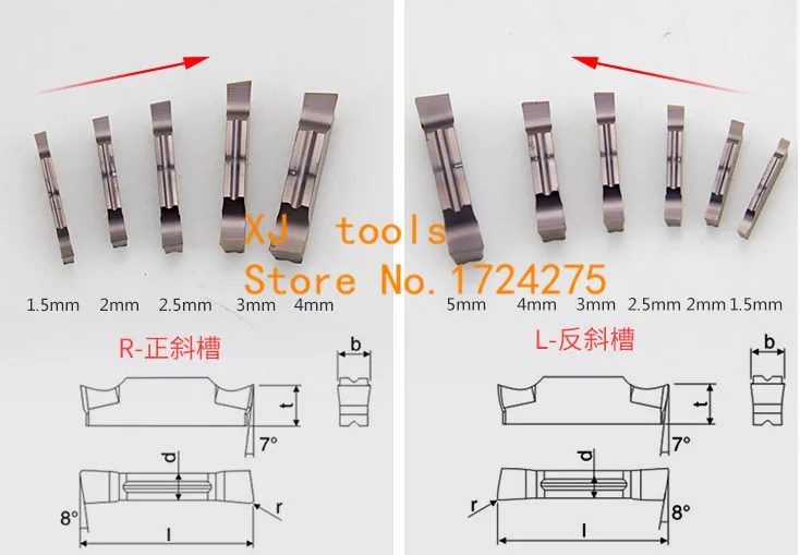 10 шт. MGGN150/MGGN200/MGGN250/MGGN300/MGGN400/MGGN500 R L JM режущие карбидные вставки для нержавеющей стали