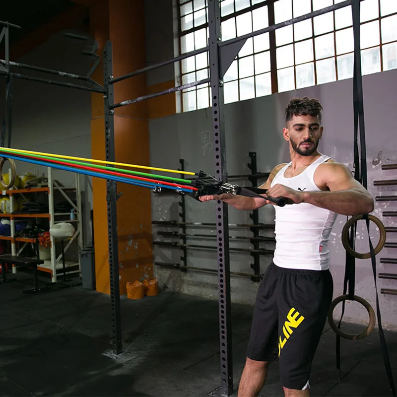 Upgraded version resistance band rubber pull rope stretch band elastic