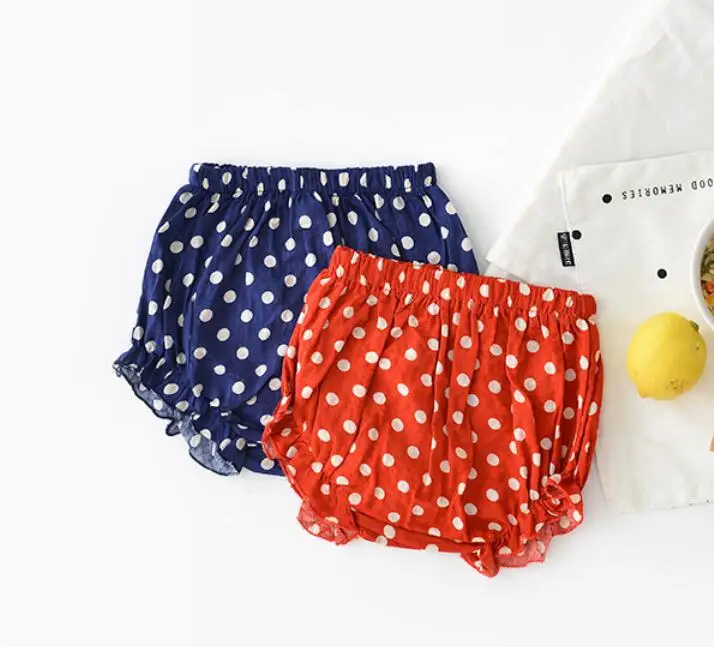 4pcs/lot baby clothing Girls Pants dot shorts baby boy clothes shorts