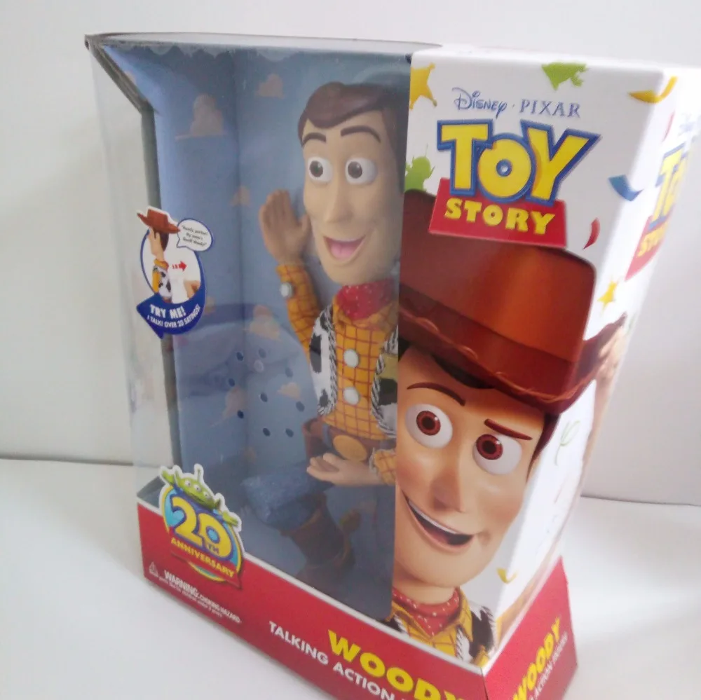 Действие английский говорящий Поющий Вуди и Джесси фигурки Дисней История игрушек 20-летие коллекция кукол цвет в коробке подарочные игрушки