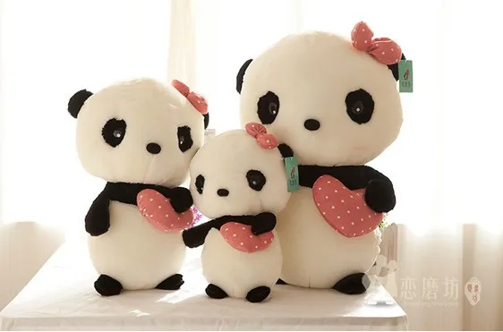 

50cm-1pcs Panda plush toy doll cute doll girl standing panda birthday gift wedding gift giant panda stuffed animal free shipping