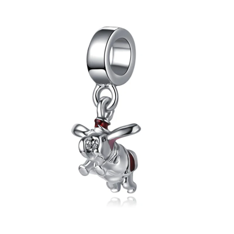 

Small Pigs Beads Fit Pandora Charms Silver 925 Original Bracelet Jewelry Valentine's Day Mary Poppins Bijoux DGB517