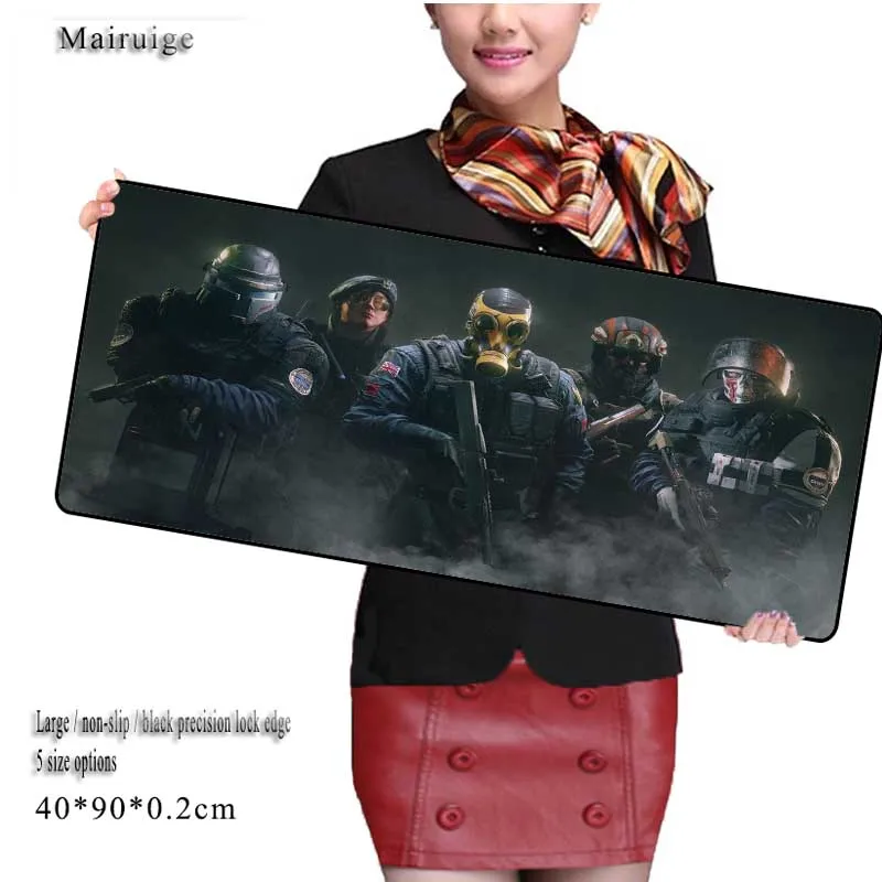 

Mairuige Custom XL Gaming Mouse Pad Locking Edge Non-slip Notebook Computer Mouse Mat for Game Player Pads