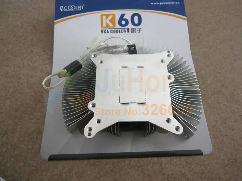 Алюминиевый вентилятор 6 см многопористый теплоотвод для видеокарты VGA